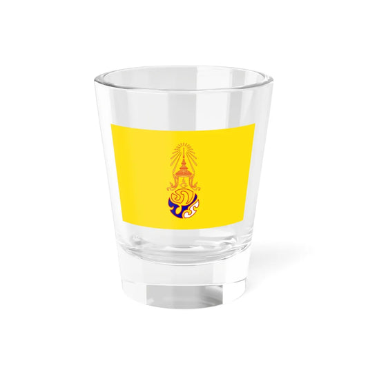 Royal Flag of King Rama IX (Thailand) Shot Glass 1.5oz 1.5oz - Go Mug Yourself