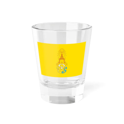 Royal Flag of King Rama X (Thailand) Shot Glass 1.5oz 1.5oz - Go Mug Yourself