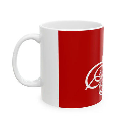 Royal flag of Mohammad Nadir Shah reverse (Afghanistan) White Coffee Mug - Go Mug Yourself