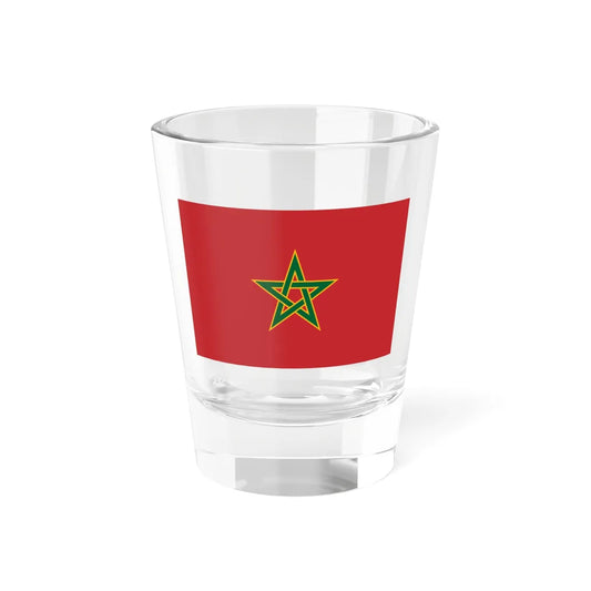 Royal Flag of Morocco (Morocco) Shot Glass 1.5oz 1.5oz - Go Mug Yourself