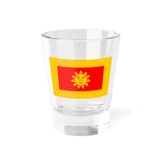 Royal flag of Partabgarh (India) Shot Glass 1.5oz 1.5oz - Go Mug Yourself