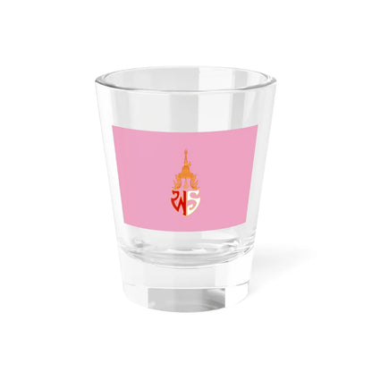 Royal Flag of Princess Bejaratana Rajasuda (Thailand) Shot Glass 1.5oz 1.5oz - Go Mug Yourself