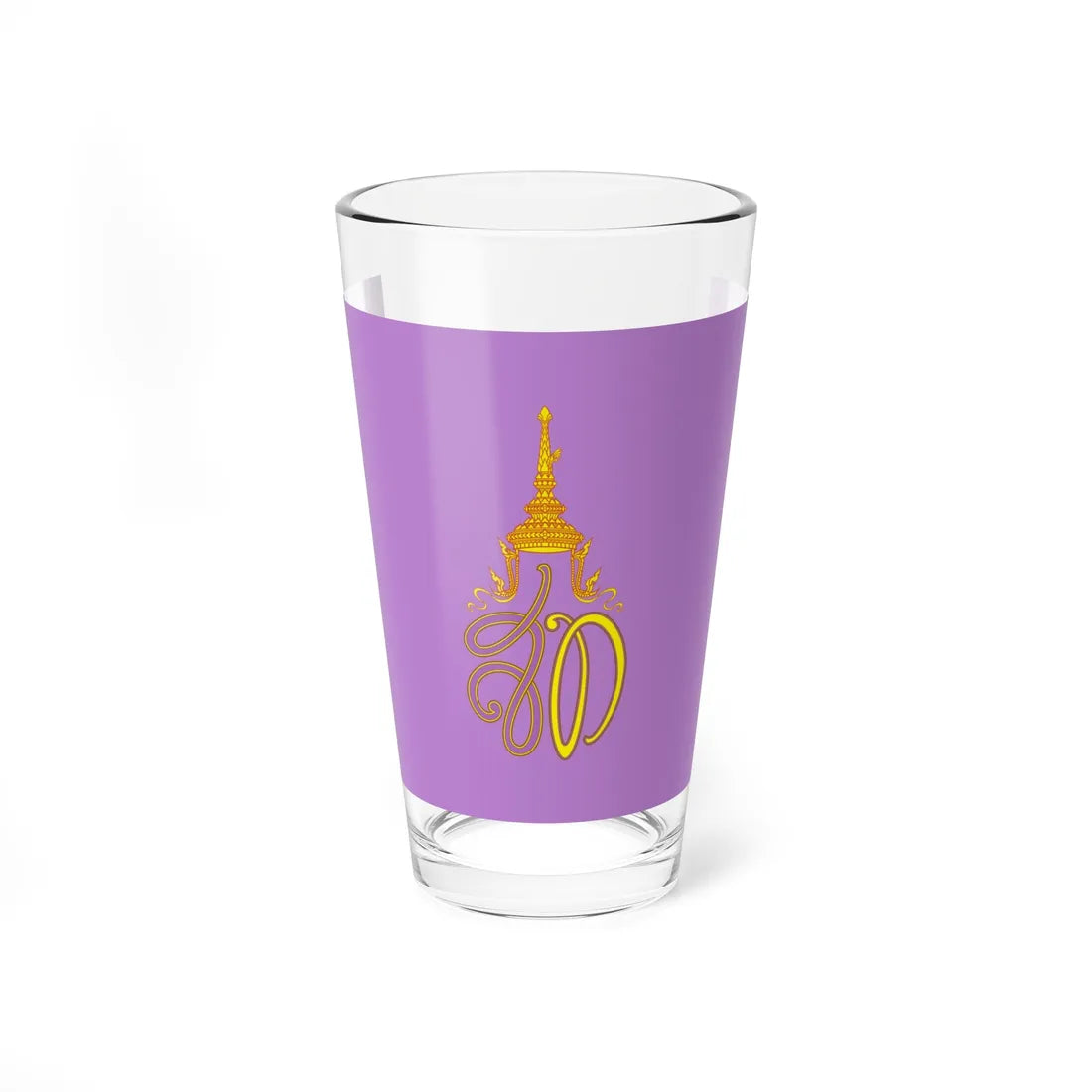Royal Flag of Queen Suthida (Thailand) Pint Glass 16oz 16oz - Go Mug Yourself