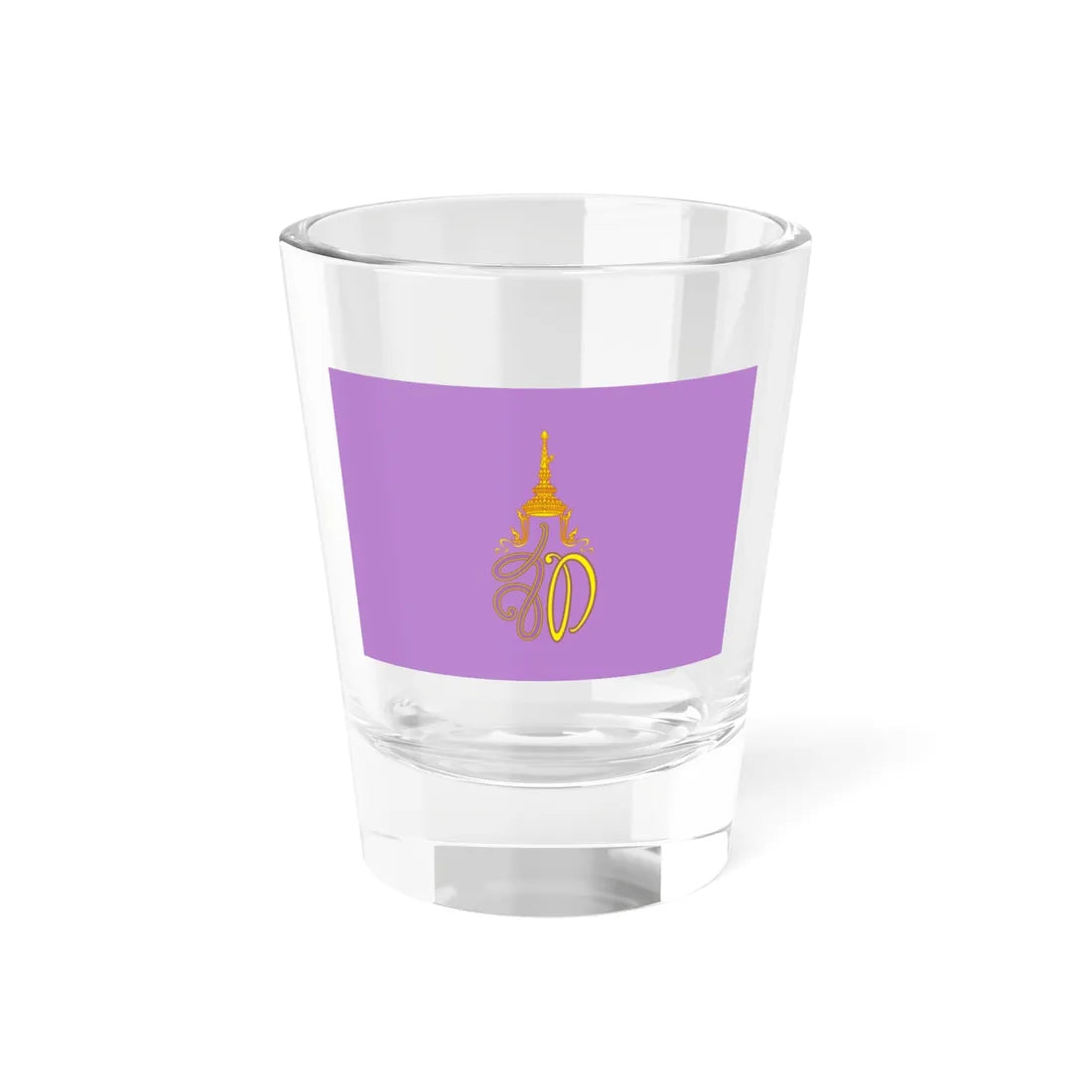 Royal Flag of Queen Suthida (Thailand) Shot Glass 1.5oz 1.5oz - Go Mug Yourself