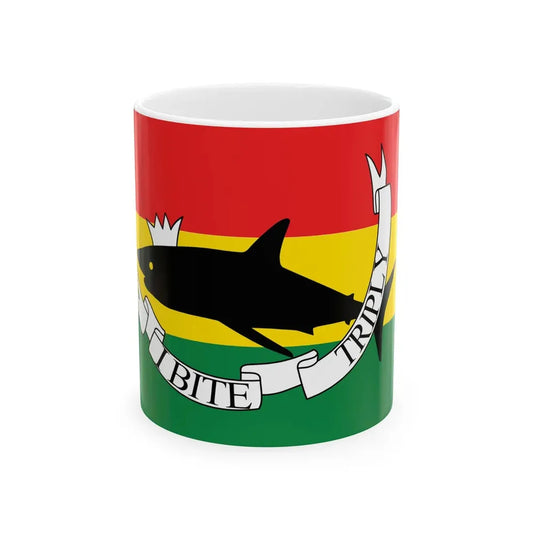 Royal Flag of the Kingdom of Abemama c. 1889-1892 (Kiribati) White Coffee Mug 11oz - Go Mug Yourself