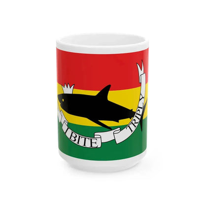 Royal Flag of the Kingdom of Abemama c. 1889-1892 (Kiribati) White Coffee Mug 15oz - Go Mug Yourself