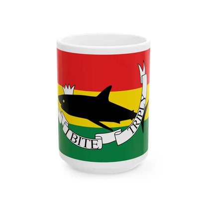 Royal Flag of the Kingdom of Abemama c. 1889-1892 (Kiribati) White Coffee Mug 15oz - Go Mug Yourself