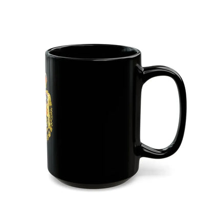 Royal Greater Coat of Arms of Spain (1761-1868 and 1874-1931) - Black Coffee Mug - Go Mug Yourself