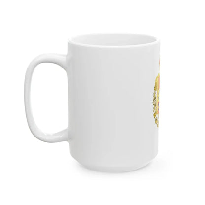 Royal Greater Coat of Arms of Spain (1761-1868 and 1874-1931) - White Coffee Mug - Go Mug Yourself