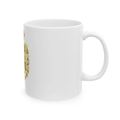 Royal Greater Coat of Arms of Spain (1761-1868 and 1874-1931) - White Coffee Mug-Go Mug Yourself