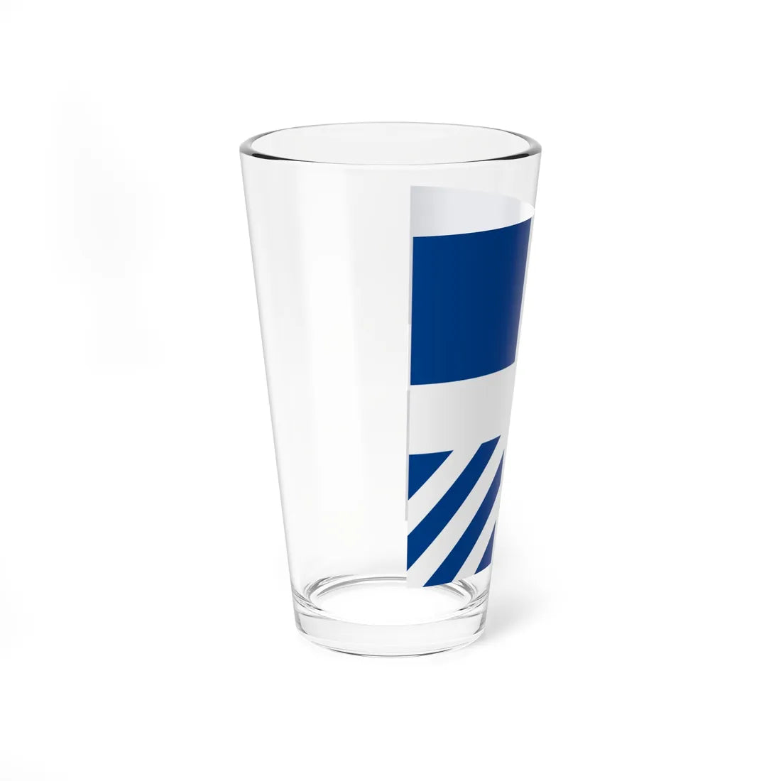 Royal Greek Navy Rear Admiral Flag (Greece) Pint Glass 16oz - Go Mug Yourself