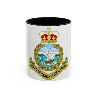 Royal Grenada Police Force - Accent Coffee Mug 11oz Black - Go Mug Yourself