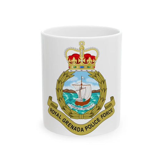 Royal Grenada Police Force - White Coffee Mug 11oz - Go Mug Yourself