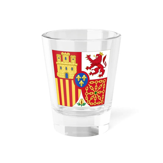 Royal Heraldry Banner of John Charles of Spain (Spain) Shot Glass 1.5oz 1.5oz - Go Mug Yourself