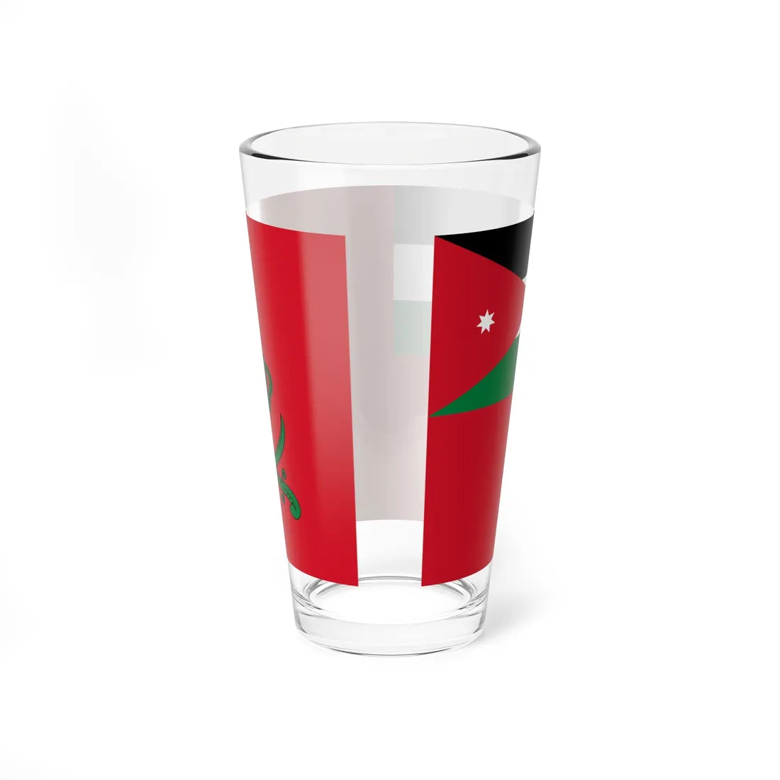 Royal Jordanian Army Flag (Jordan) Pint Glass 16oz - Go Mug Yourself