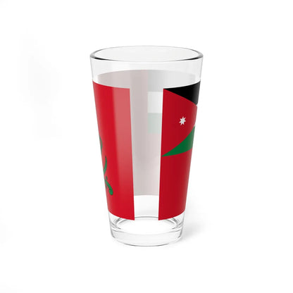Royal Jordanian Army Flag (Jordan) Pint Glass 16oz - Go Mug Yourself
