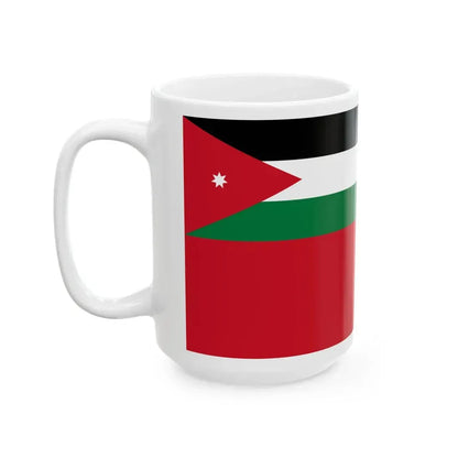 Royal Jordanian Army Flag (Jordan) White Coffee Mug - Go Mug Yourself