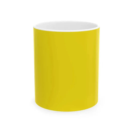 Royal Malay Banner Yellow (Indonesia) White Coffee Mug 11oz - Go Mug Yourself