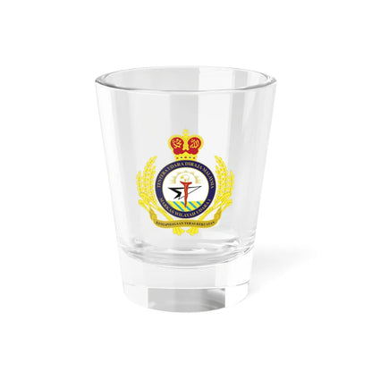 Royal Malaysian Airforce 1 Division (Malaysia) (Coat of Arms) Shot Glass 1.5oz 1.5oz - Go Mug Yourself