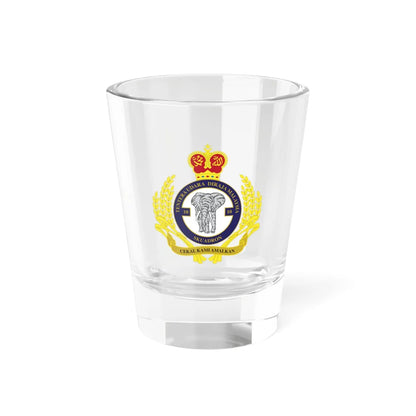Royal Malaysian Airforce 10 Squadron (Malaysia) (Coat of Arms) Shot Glass 1.5oz 1.5oz - Go Mug Yourself