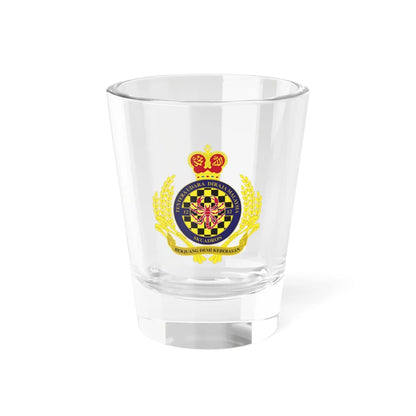 Royal Malaysian Airforce 12 Squadron (Malaysia) (Coat of Arms) Shot Glass 1.5oz 1.5oz - Go Mug Yourself