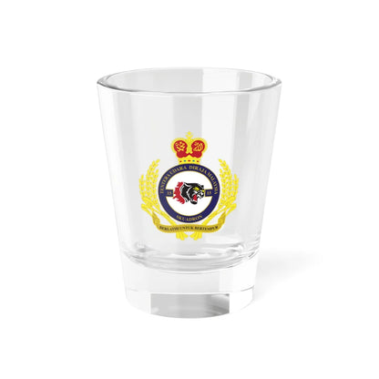 Royal Malaysian Airforce 15 Squadron (Malaysia) (Coat of Arms) Shot Glass 1.5oz 1.5oz - Go Mug Yourself
