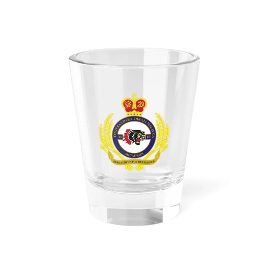 Royal Malaysian Airforce 15 Squadron (Malaysia) (Coat of Arms) Shot Glass 1.5oz 1.5oz - Go Mug Yourself