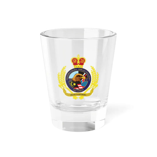 Royal Malaysian Airforce 16 Squadron (Malaysia) (Coat of Arms) Shot Glass 1.5oz 1.5oz - Go Mug Yourself
