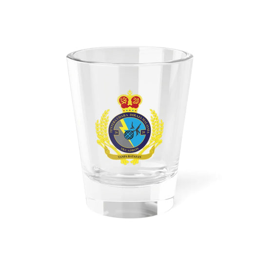 Royal Malaysian Airforce 20 Squadron (Malaysia) (Coat of Arms) Shot Glass 1.5oz 1.5oz - Go Mug Yourself