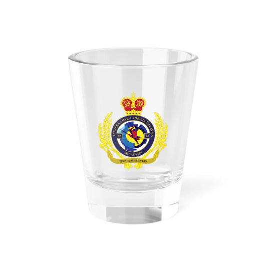 Royal Malaysian Airforce 22 Squadron (Malaysia) (Coat of Arms) Shot Glass 1.5oz 1.5oz - Go Mug Yourself