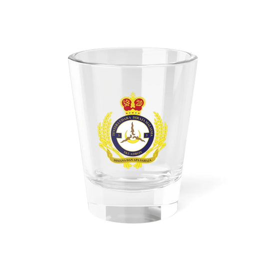 Royal Malaysian Airforce 3 Squadron (Malaysia) (Coat of Arms) Shot Glass 1.5oz 1.5oz - Go Mug Yourself