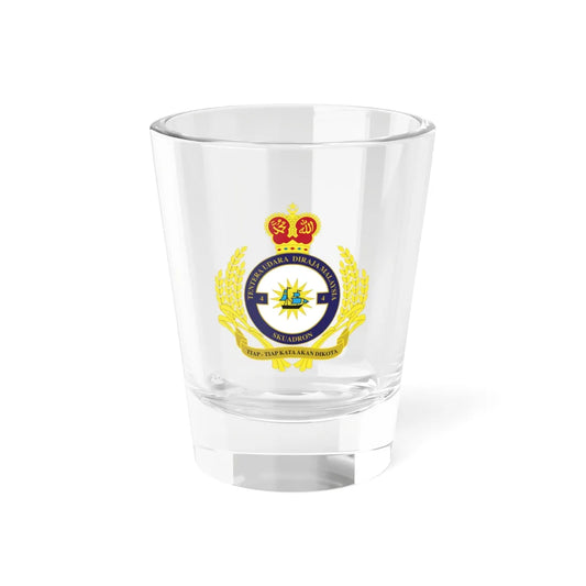 Royal Malaysian Airforce 4 Squadron (Malaysia) (Coat of Arms) Shot Glass 1.5oz 1.5oz - Go Mug Yourself