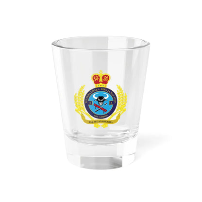Royal Malaysian Airforce 8 Squadron (Malaysia) (Coat of Arms) Shot Glass 1.5oz 1.5oz - Go Mug Yourself