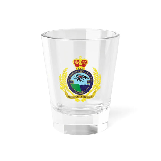 Royal Malaysian Airforce 9 Squadron (Malaysia) (Coat of Arms) Shot Glass 1.5oz 1.5oz - Go Mug Yourself