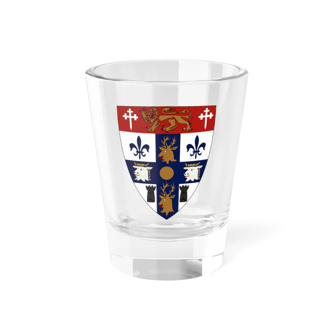 Royal Mint CoA (United Kingdom) (Coat of Arms) Shot Glass 1.5oz 1.5oz - Go Mug Yourself