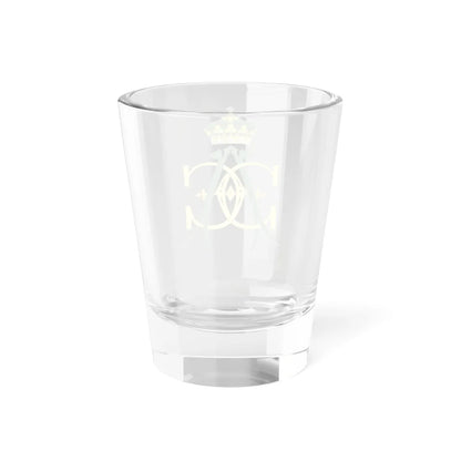 Royal Monogram of Prince August Leopold of Saxe-Coburg and Gotha (Brazil) (Coat of Arms) Shot Glass 1.5oz - Go Mug Yourself
