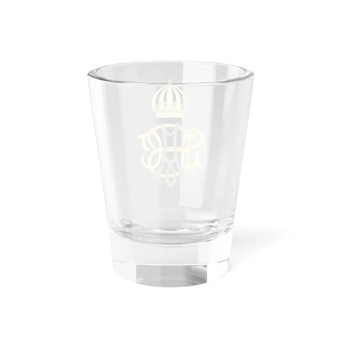 Royal Monogram of Prince August Leopold of Saxe-Coburg and Gotha Variant (Brazil) (Coat of Arms) Shot Glass 1.5oz - Go Mug Yourself