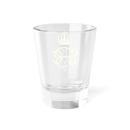 Royal Monogram of Prince August Leopold of Saxe-Coburg and Gotha Variant (Brazil) (Coat of Arms) Shot Glass 1.5oz - Go Mug Yourself