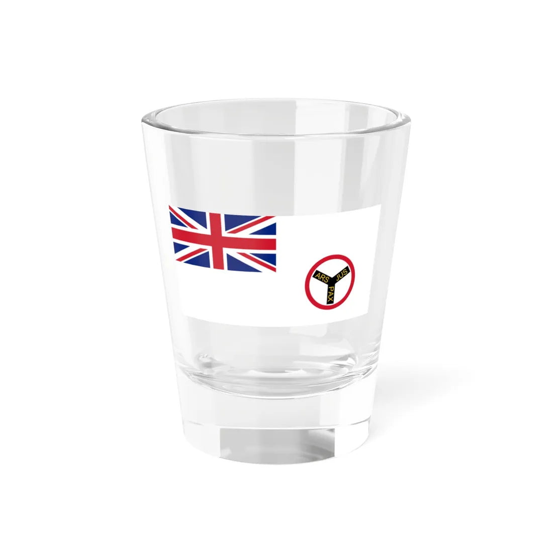 Royal Niger Company flag (United Kingdom) Shot Glass 1.5oz 1.5oz - Go Mug Yourself