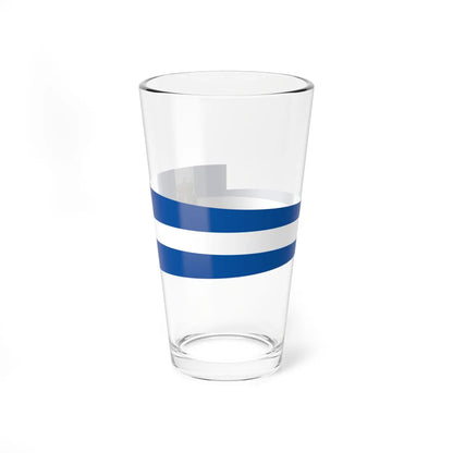 Royal Pennant of the Kingdom of Greece 1936-1967 (Greece) Pint Glass 16oz 16oz - Go Mug Yourself