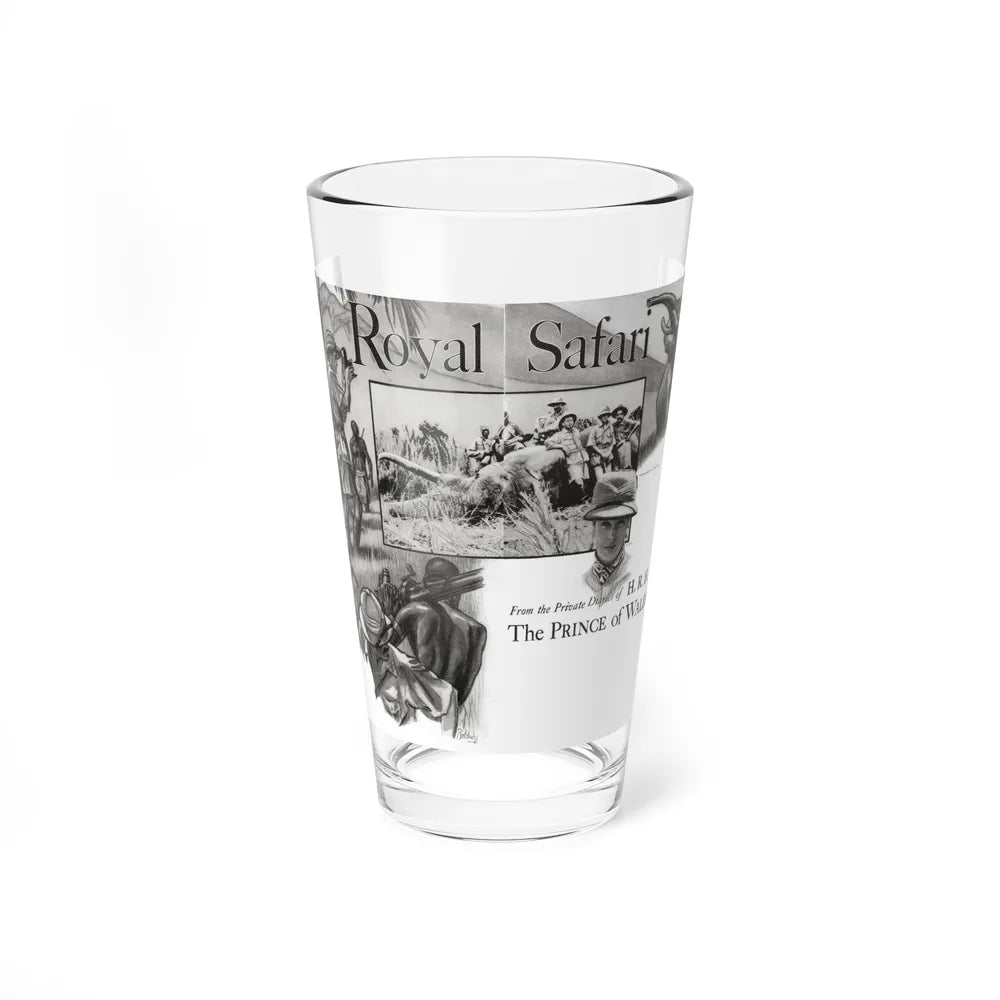 Royal Safari, Cosmopolitan, November 1934 (Magazine Illustration) Pint Glass 16oz-16oz-Go Mug Yourself