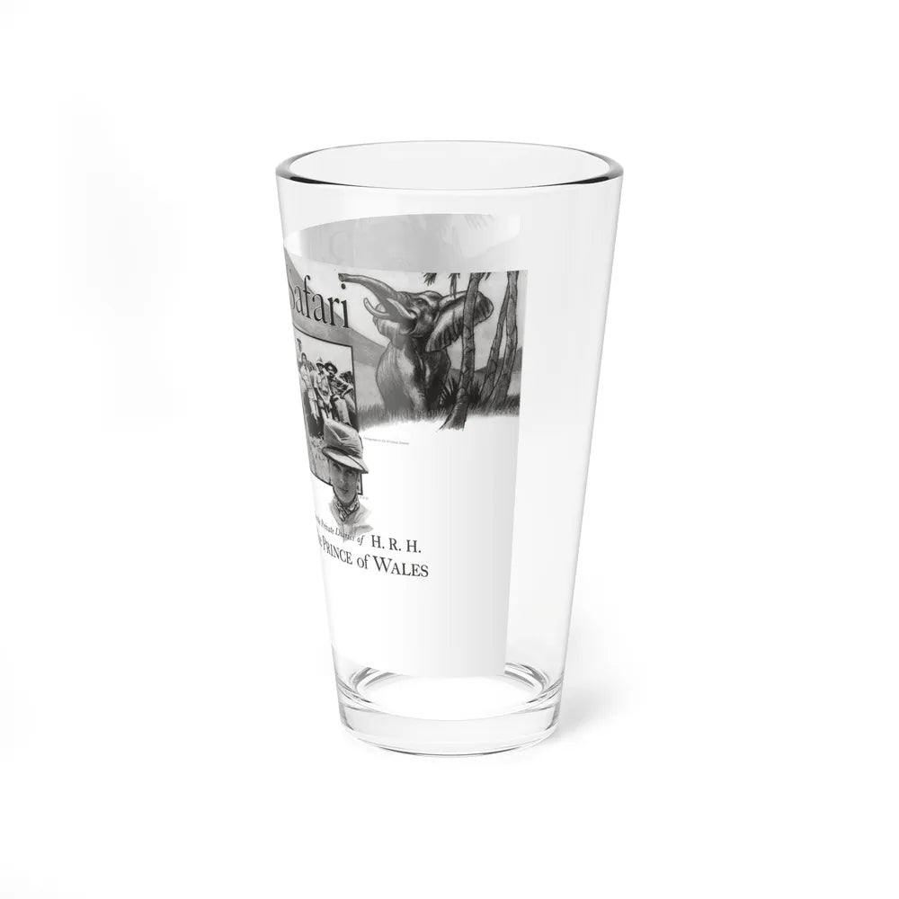 Royal Safari, Cosmopolitan, November 1934 (Magazine Illustration) Pint Glass 16oz-Go Mug Yourself