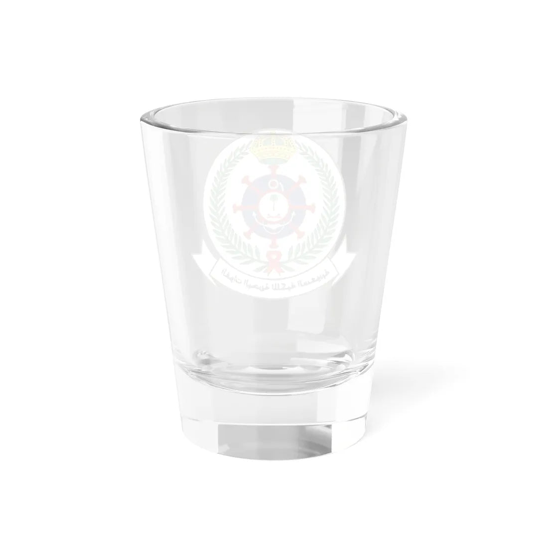Royal Saudi Navy Logo (Saudi Arabia) (Coat of Arms) Shot Glass 1.5oz - Go Mug Yourself
