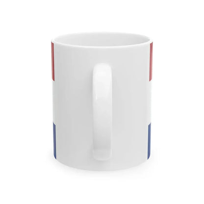 Royal Standard of a Prince of the Netherlands 1815-1908 (Netherlands) White Coffee Mug - Go Mug Yourself