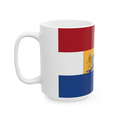 Royal Standard of a Prince of the Netherlands 1815-1908 (Netherlands) White Coffee Mug - Go Mug Yourself