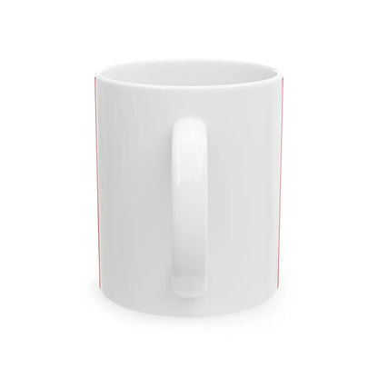Royal standard of Afghan Kings reverse (Afghanistan) White Coffee Mug - Go Mug Yourself