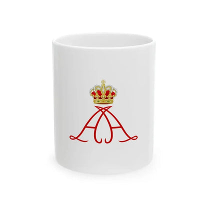 Royal Standard of Albert II of Monaco (Monaco) White Coffee Mug 11oz - Go Mug Yourself