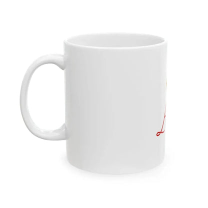 Royal Standard of Albert II of Monaco (Monaco) White Coffee Mug - Go Mug Yourself
