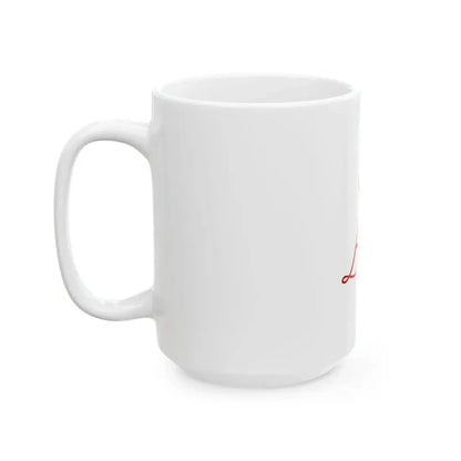 Royal Standard of Albert II of Monaco (Monaco) White Coffee Mug - Go Mug Yourself