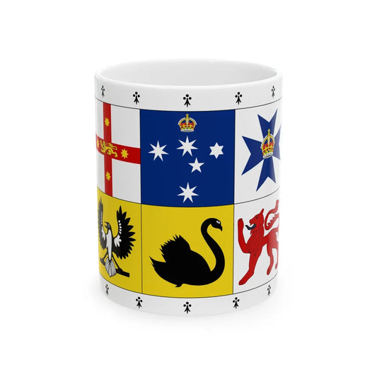 Royal Standard of Australia 31-22 aspect (Australia) White Coffee Mug 11oz - Go Mug Yourself